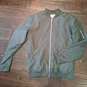 Khaki Pull & Bear bomber